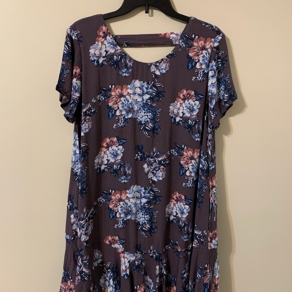ALTAR’D STATE Floral Dress/Tunic with pockets, size Large - Picture 2 of 16